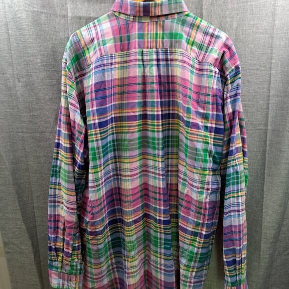 (Pair) Ralph Lauren Polo Shirts Men Size 3XL Multicolor Long Sleeve Shirts - Picture 7 of 15